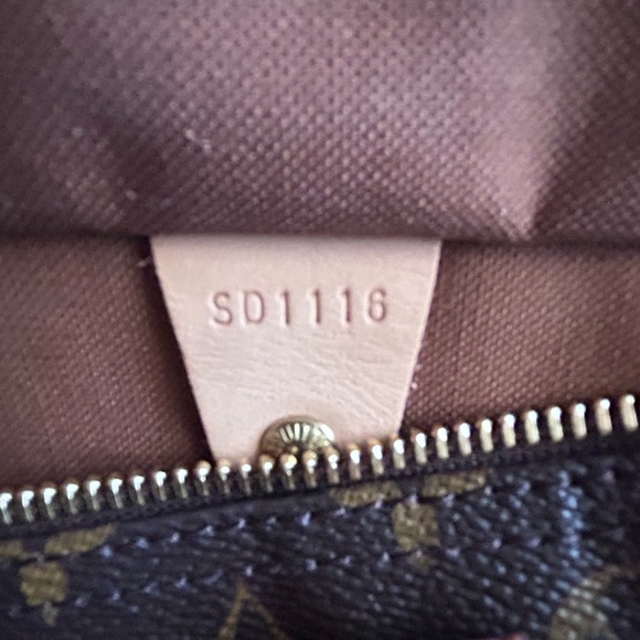 Louis Vuitton Brown Satchel with Iconic Monogram 30